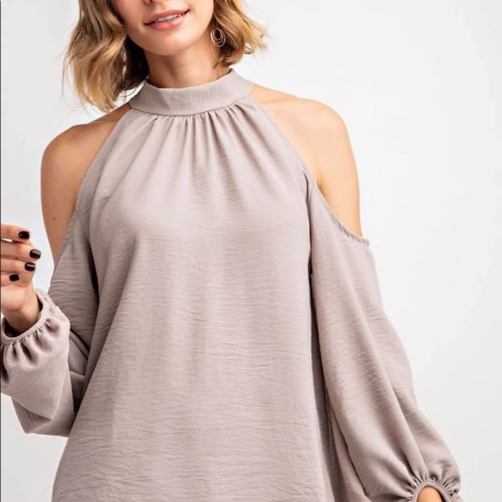 Beautiful cold shoulder blouse